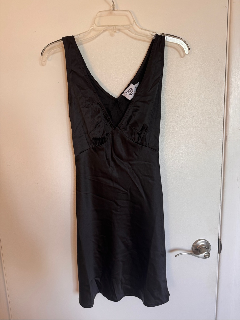 Princess Polly black slip dress